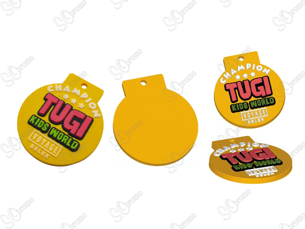 TUGI KIDS 3 Boyutlu PVC Madalya